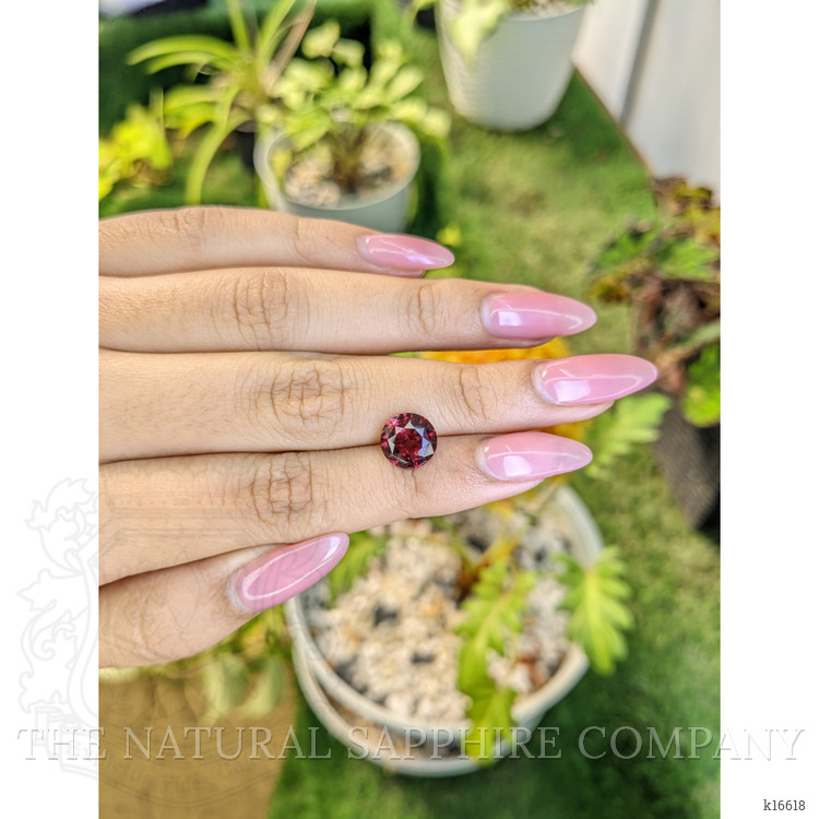 3.47 Ct. Rhodolite Garnet from Ceylon (Sri Lanka)