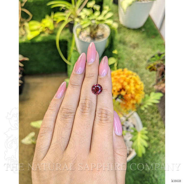 3.47 Ct. Rhodolite Garnet from Ceylon (Sri Lanka)