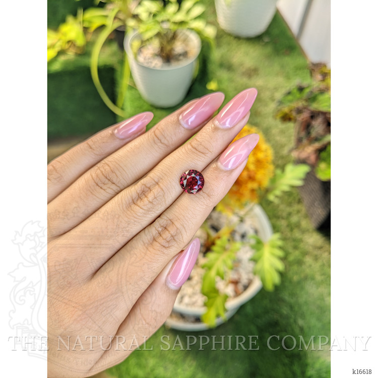 3.47 Ct. Rhodolite Garnet from Ceylon (Sri Lanka)