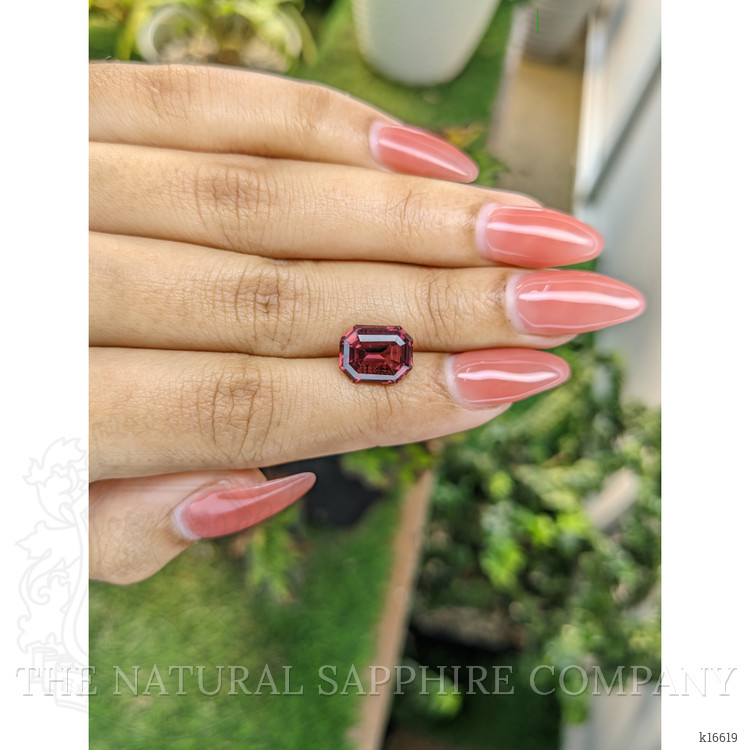 4.45 Ct. Rhodolite Garnet from Ceylon (Sri Lanka)