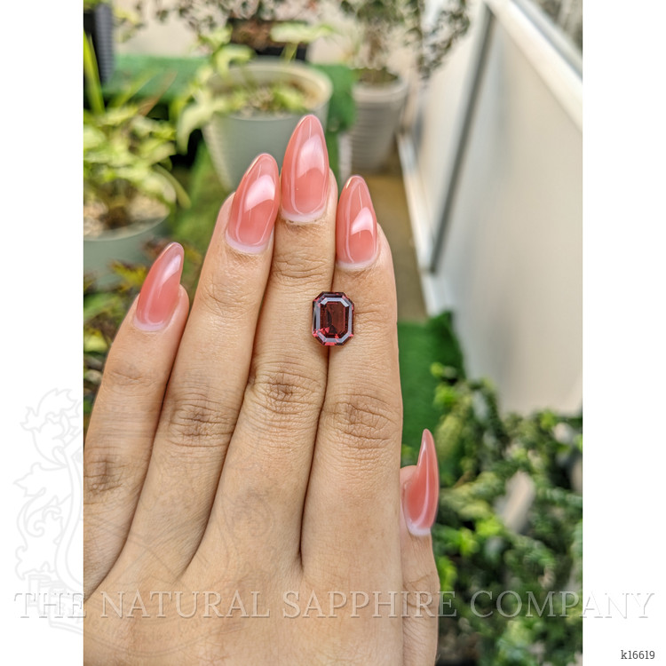 4.45 Ct. Rhodolite Garnet from Ceylon (Sri Lanka)