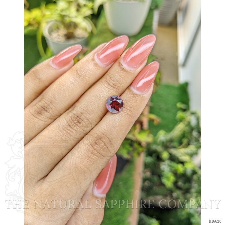 3.00 Ct. Rhodolite Garnet from Ceylon (Sri Lanka)