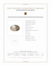 98.92 Ct. Smoky Cabochon Rutilated Quartz from Ceylon (Sri Lanka) Scan Report