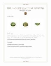 2.50 Ct. Alexandrite from Ceylon (Sri Lanka) Appraisal