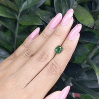 1.99 Ct. Tsavorite Garnet from Tanzania Life Style
