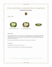 1.78 Ct. Alexandrite from Madagascar Appraisal