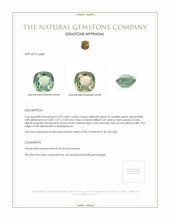 0.99 Ct. Alexandrite from Madagascar Appraisal