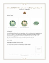0.99 Ct. Alexandrite from Madagascar Appraisal