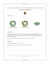 0.99 Ct. Alexandrite from Madagascar Appraisal
