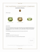 0.98 Ct. Alexandrite from Madagascar Appraisal