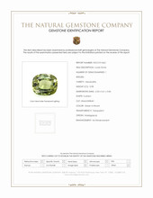 0.98 Ct. Alexandrite from Madagascar Scan Report