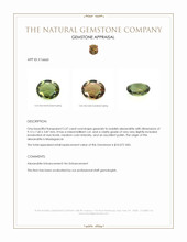 2.37 Ct. Alexandrite from Madagascar Appraisal