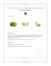 1.80 Ct. Chrysoberyl from Ceylon (Sri Lanka) Appraisal