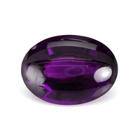 46.56 Ct. Cabochon Amethyst from Brazil Video
