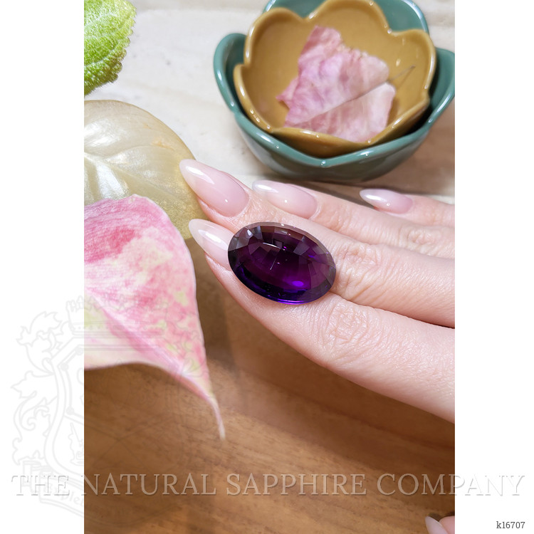 46.56 Ct. Cabochon Amethyst from Brazil