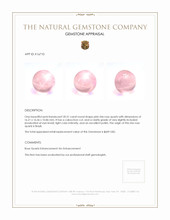 20.31 Ct. Star Rose Quartz from Brazil Appraisal