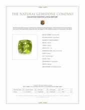 1.16 Ct. Peridot from Pakistan Scan Report
