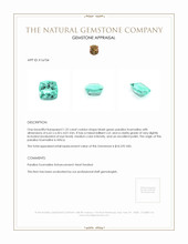 1.22 Ct. Paraiba Tourmaline from Africa Appraisal