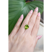 5.80 Ct. Peridot from Burma (Myanmar) Life Style