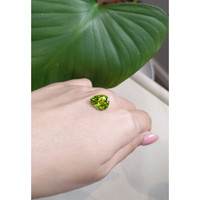 5.80 Ct. Peridot from Burma (Myanmar) Life Style