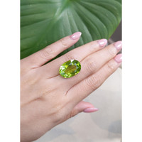 18.45 Ct. Peridot from Burma (Myanmar) Life Style
