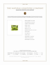 2.28 Ct. Peridot from Burma (Myanmar) Scan Report