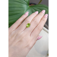 2.52 Ct. Peridot from Burma (Myanmar) Life Style