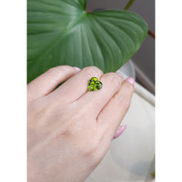 3.60 Ct. Peridot from Burma (Myanmar) Life Style