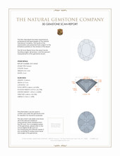 3.03 Ct. Peridot from Burma (Myanmar) 3 D Scan Report