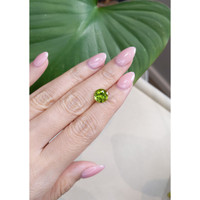 2.82 Ct. Peridot from Burma (Myanmar) Life Style
