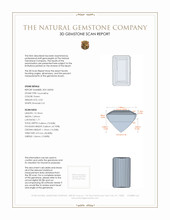 5.53 Ct. Tourmaline from Mozambique 3 D Scan Report