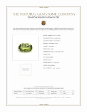 5.00 Ct. Green Tourmaline from Mozambique Scan Report