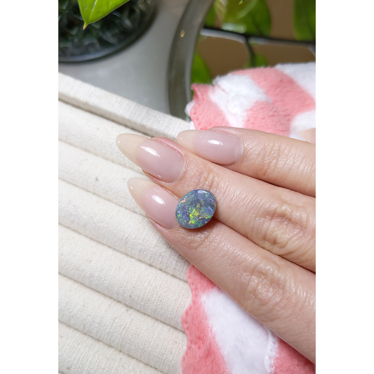 3.68 Ct. Semi-Black Opal from Australia