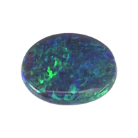 2.51 Ct. Cabochon Black Opal from Australia Video