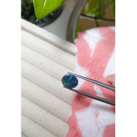 2.51 Ct. Cabochon Black Opal from Australia Life Style