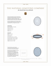 2.51 Ct. Black Opal from Australia 3 D Scan Report