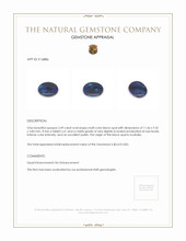 2.49 Ct. Black Opal from Australia Appraisal