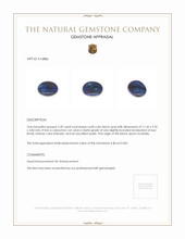 2.49 Ct. Cabochon Black Opal from Australia Appraisal
