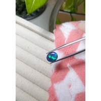 2.49 Ct. Cabochon Black Opal from Australia Life Style