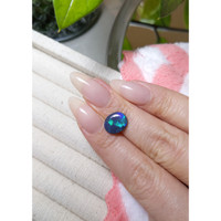 2.49 Ct. Cabochon Black Opal from Australia Life Style