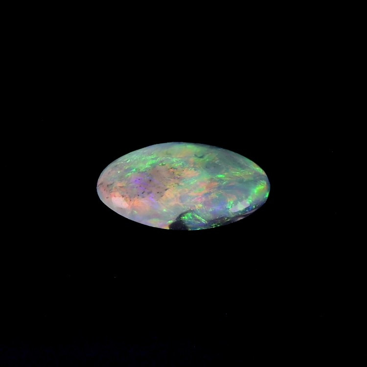 1.31 Ct. Cabochon Semi-Black Opal from Australia