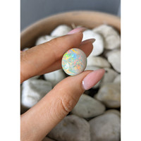 13.46 Ct. Cabochon White Opal from Australia Life Style