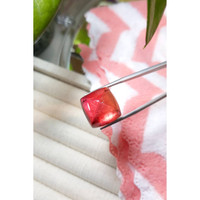 39.01 Ct. Orangish Red Cabochon Tourmaline from Africa Life Style