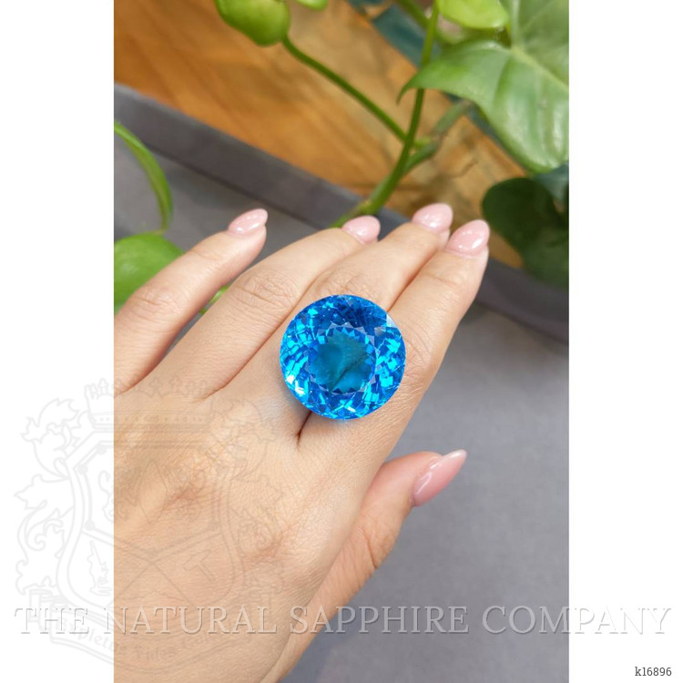 77.44 Ct. Swiss Blue Topaz from Brazil