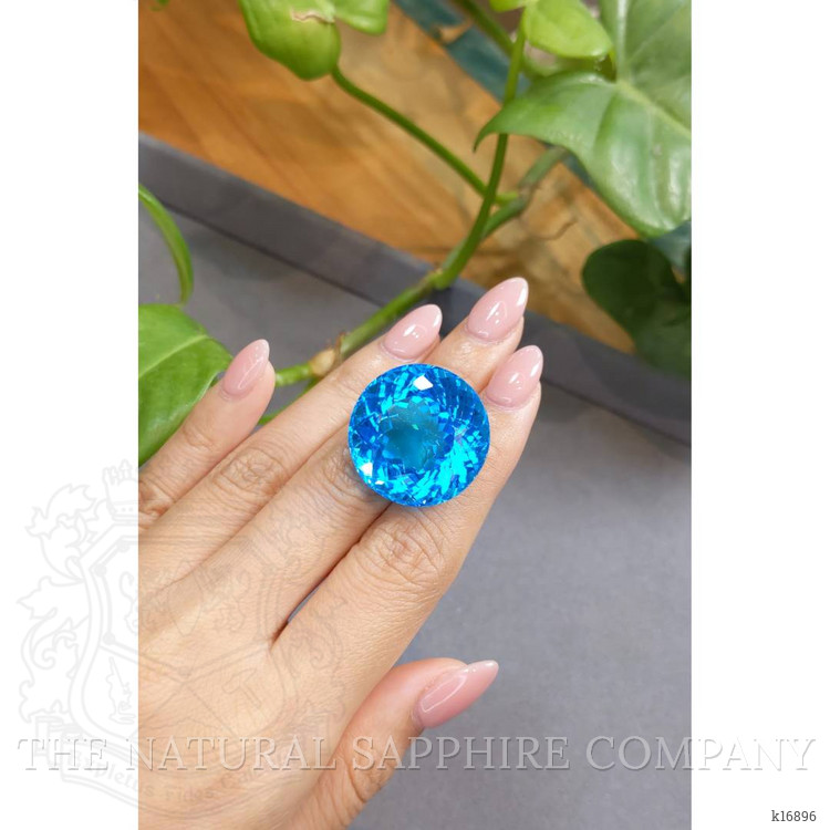 77.44 Ct. Swiss Blue Topaz from Brazil