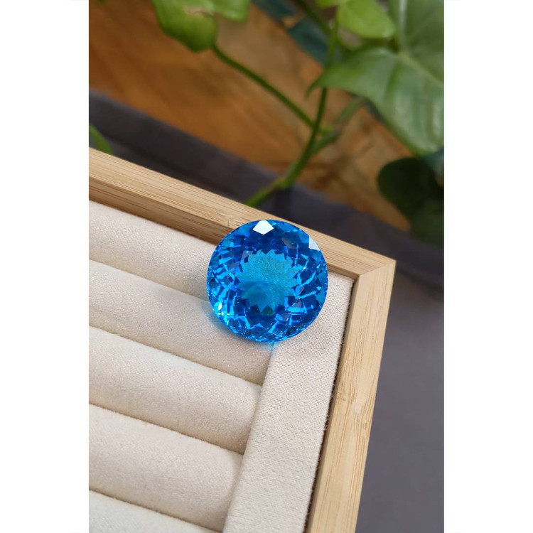 77.44 Ct. Swiss Blue Topaz from Brazil