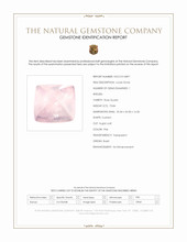70.84 Ct. Cabochon Rose Quartz from Brazil Scan Report
