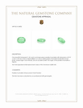 1.40 Ct. Paraiba Tourmaline from Nigeria Appraisal