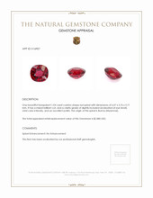 1.04 Ct. Spinel from Burma (Myanmar) Appraisal