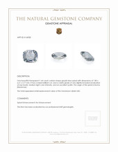 1.44 Ct. Spinel from Burma (Myanmar) Appraisal